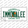 Immokalee Florida Novelty Sticker Decal