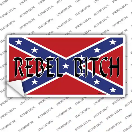 Rebel Bitch Novelty Sticker Decal