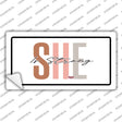 She Is Strong Novelty Sticker Decal LP-14477s