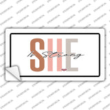 She Is Strong Novelty Sticker Decal LP-14477s