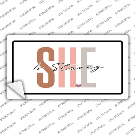 She Is Strong Novelty Sticker Decal LP-14477s