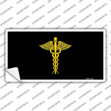 Caduceus Novelty Sticker Decal