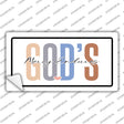 Gods Mercy Endures Novelty Sticker Decal LP-14480s