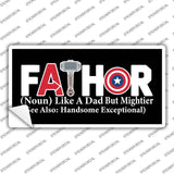 FATHOR Novelty Sticker Decal LP-14500s