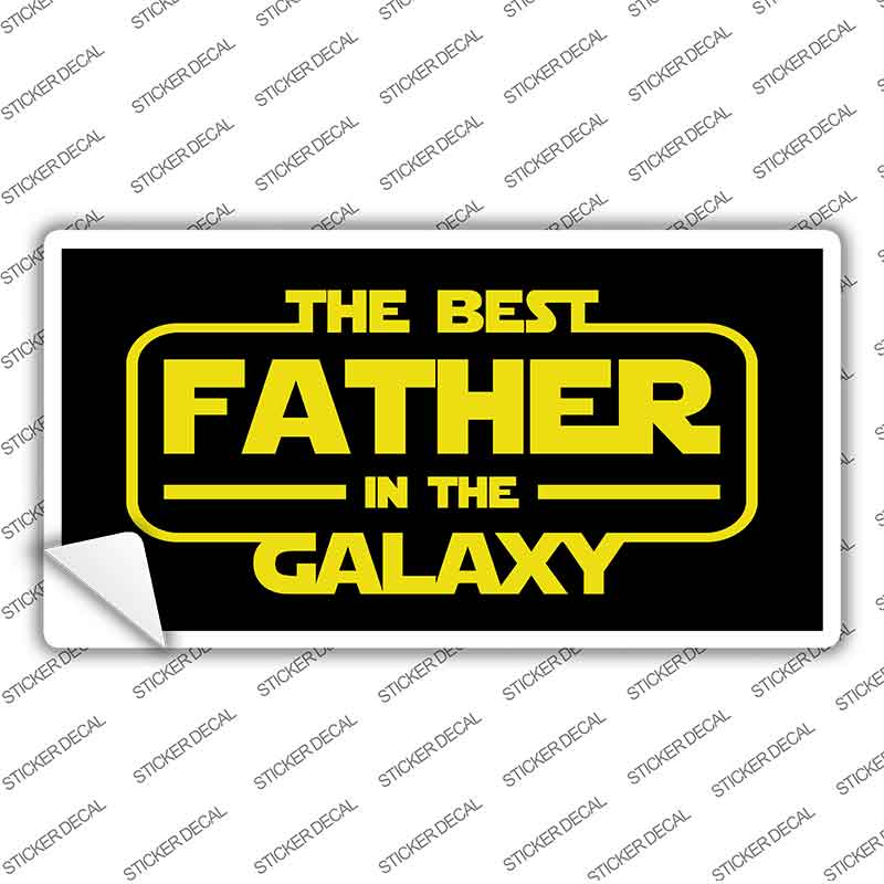 Best Father in the Galaxy Novelty Sticker Decal LP-14503s
