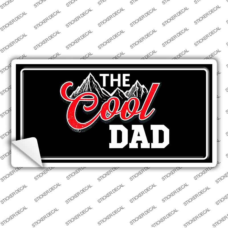 The Cool Dad Novelty Sticker Decal LP-14504s