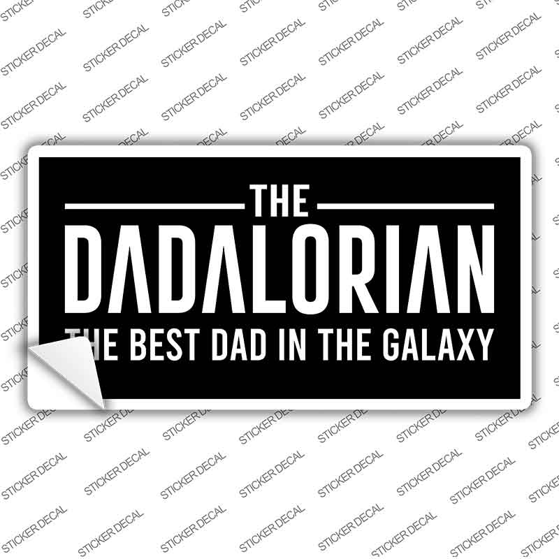 The Dadalorian Novelty Sticker Decal LP-14505s