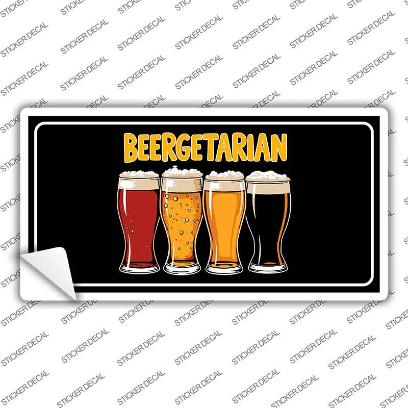 Beergetarian Novelty Sticker Decal LP-14514s