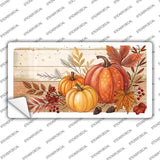 Autumn Pumpkins & Leaves Novelty Sticker Decal LP-14516s