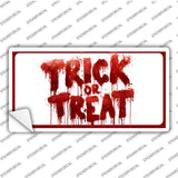 Trick or Treat Bloody Novelty Sticker Decal LP-14535s