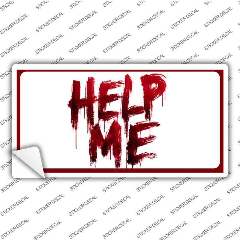 Help Me Bloody Novelty Sticker Decal LP-14539s