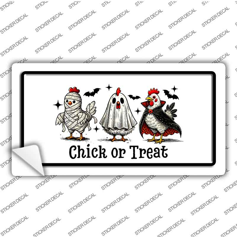 Chick or Treat Novelty Sticker Decal LP-14541s