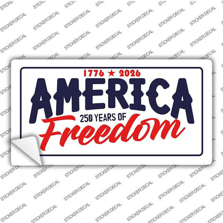 America 250 Years Novelty Sticker Decal LP-14546s
