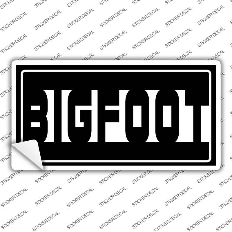 Bigfoot Hidden Novelty Sticker Decal LP-14556s