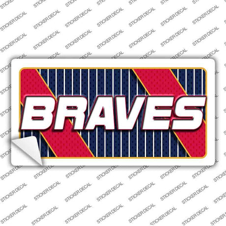 BRAVES Graphic Novelty Sticker Decal LP-14566s