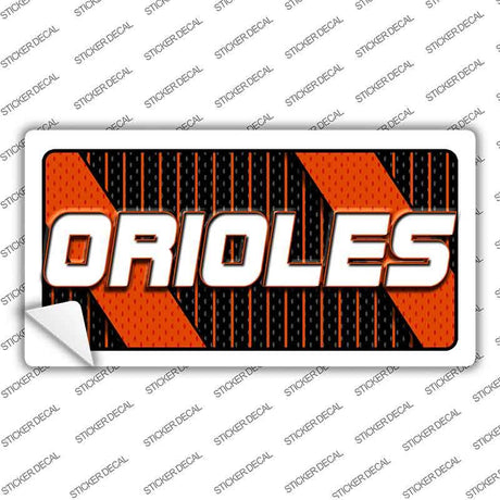 ORIOLES Graphic Novelty Sticker Decal LP-14567s