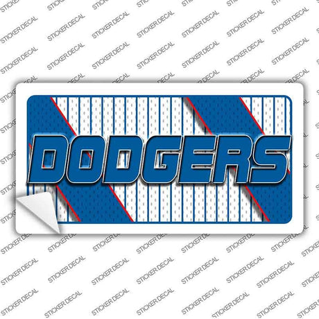 DODGERS Graphic Novelty Sticker Decal LP-14578s