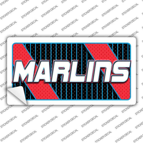 MARLINS Graphic Novelty Sticker Decal LP-14579s