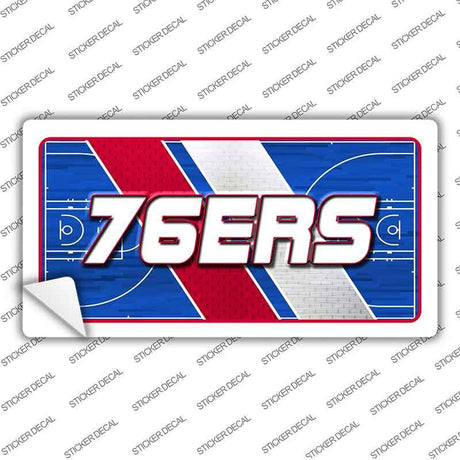 76ERS Graphic Novelty Sticker Decal LP-14617s