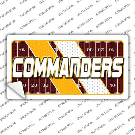 COMMANDERS Graphic Novelty Sticker Decal LP-14656s