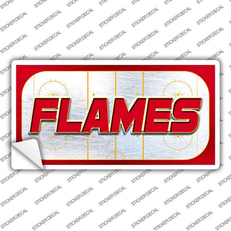 FLAMES Graphic Novelty Sticker Decal LP-14660s