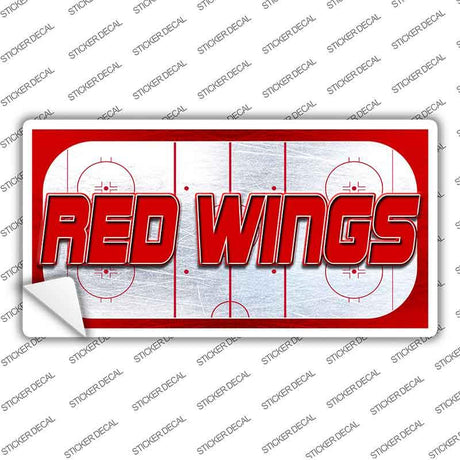 RED WINGS Graphic Novelty Sticker Decal LP-14666s