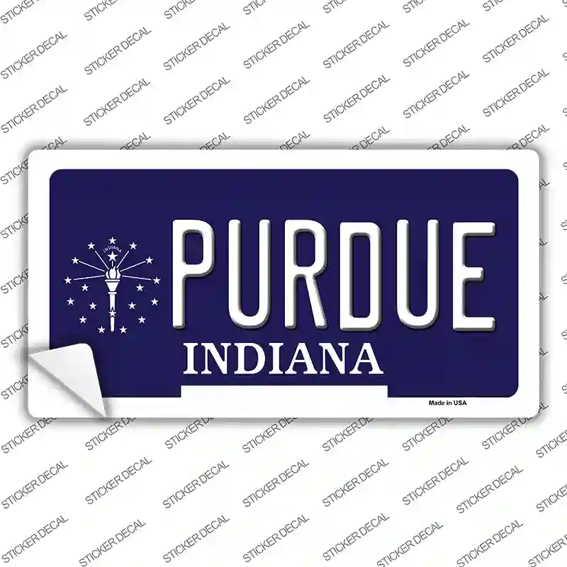 Purdue Indiana Novelty Sticker Decal