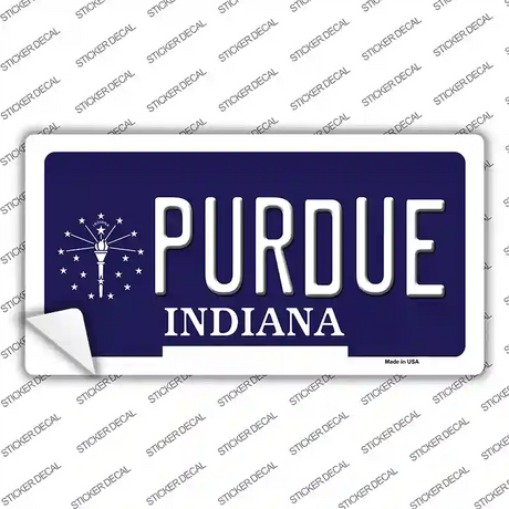 Purdue Indiana Novelty Sticker Decal