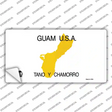 Guam State Novelty Sticker Decal
