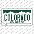 Colorado State Background Novelty Sticker Decal
