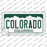 Colorado State Background Novelty Sticker Decal
