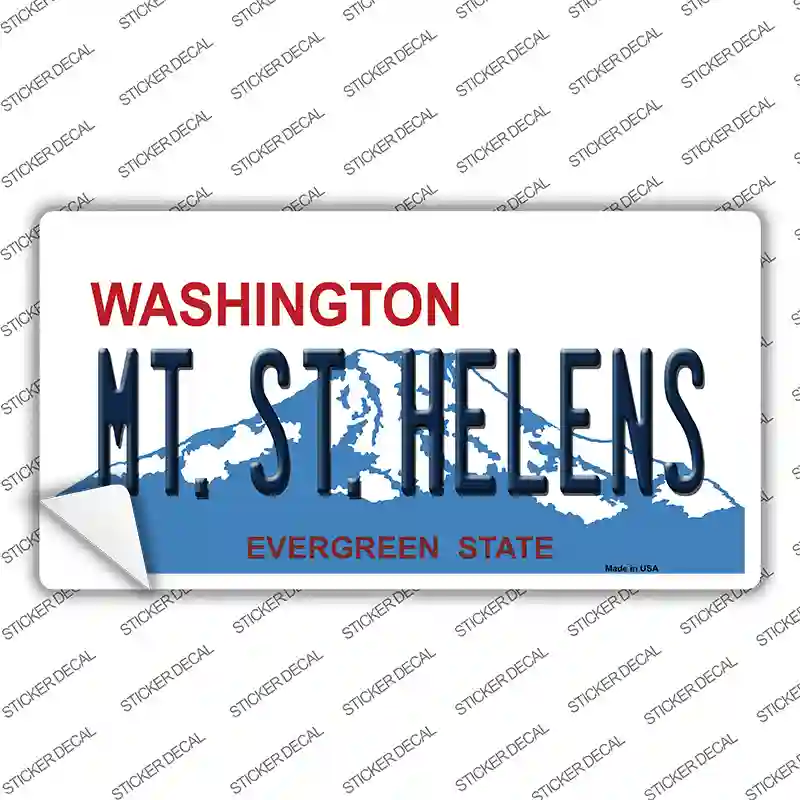 Mt St Helens Washington Novelty Sticker Decal