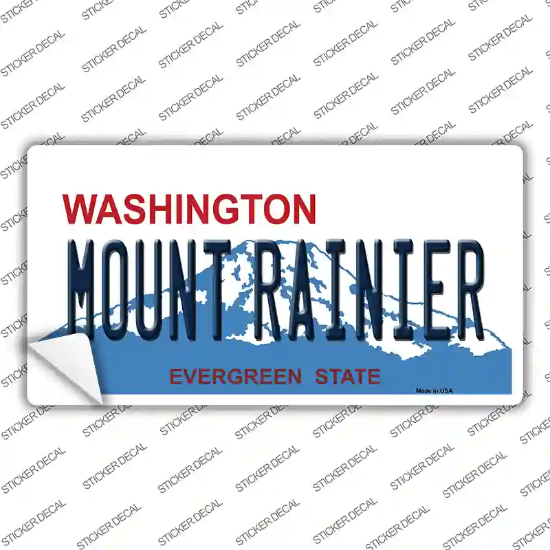 Mount Rainier Washington Novelty Sticker Decal