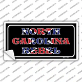 North Carolina Rebel Novelty Sticker Decal