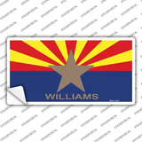 Williams Arizona Flag Novelty Sticker Decal