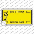 American Samoa Novelty Sticker Decal