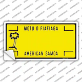 American Samoa Novelty Sticker Decal