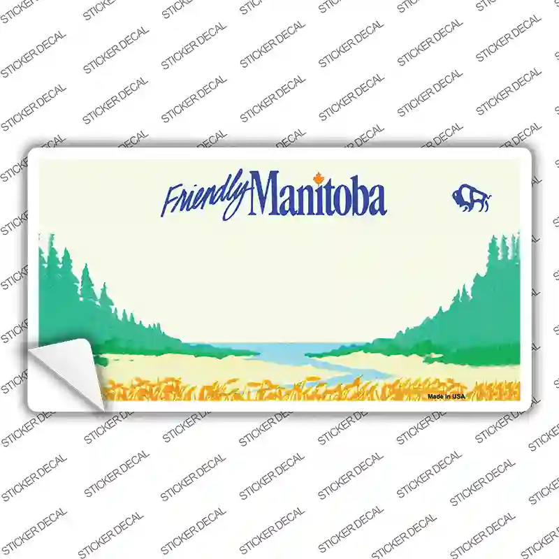 Manitoba Novelty Sticker Decal