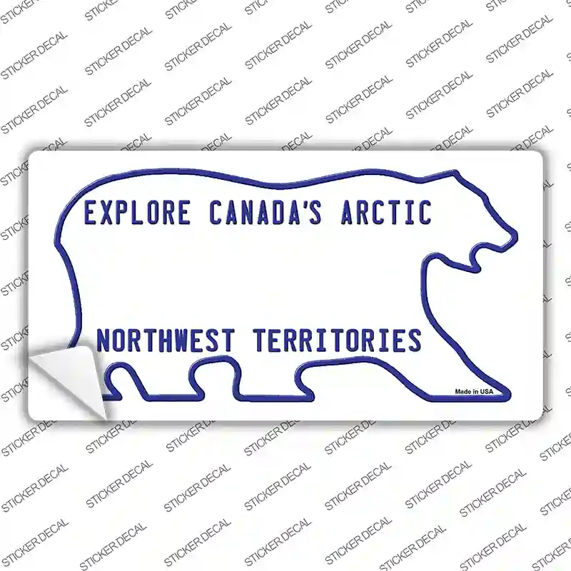 Northwest Territories Novelty Sticker Decal