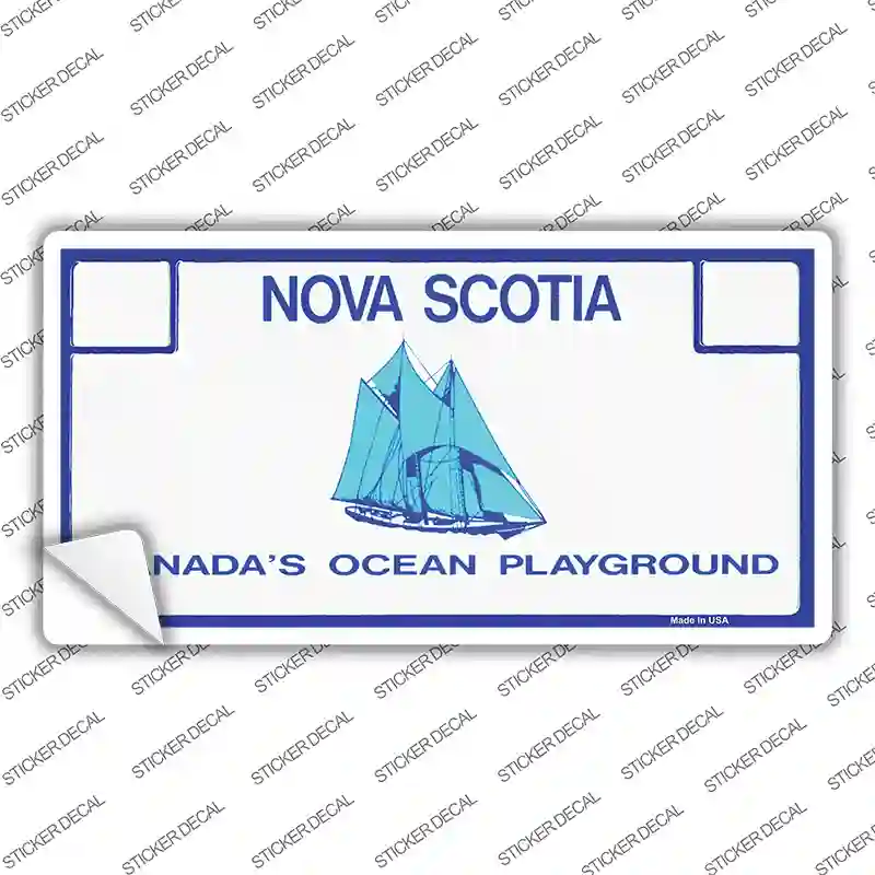 Nova Scotia Novelty Sticker Decal