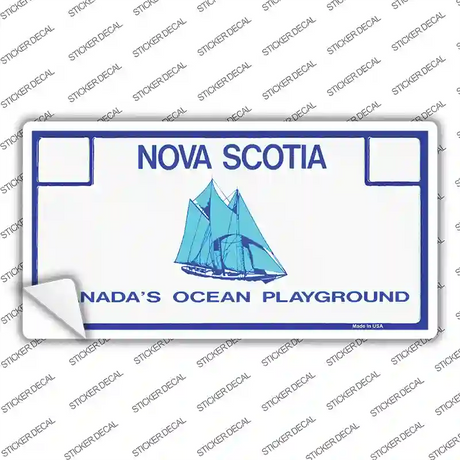 Nova Scotia Novelty Sticker Decal