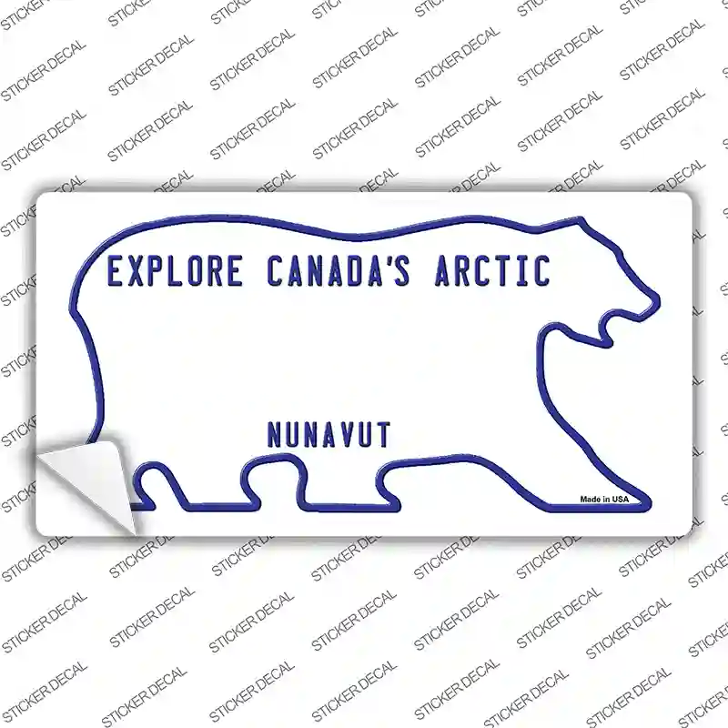 Nunavut Novelty Sticker Decal