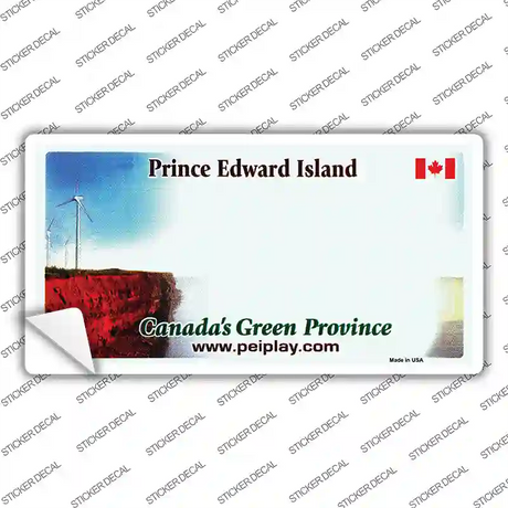 Prince Edward Island Novelty Sticker Decal