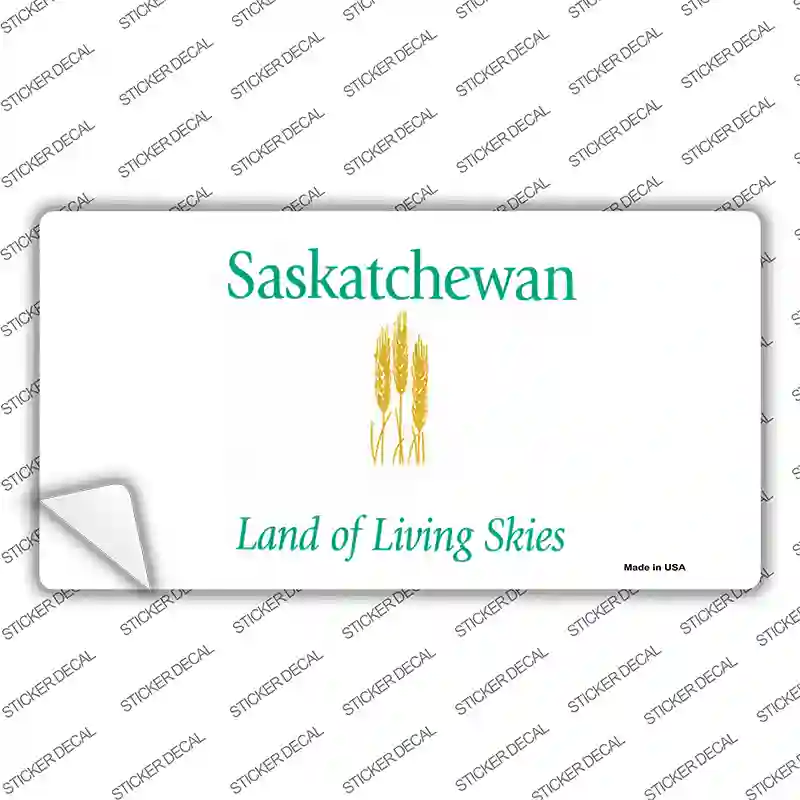 Saskatchewan Novelty Sticker Decal