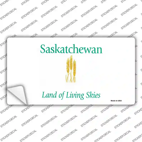 Saskatchewan Novelty Sticker Decal