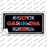 South Carolina Rebel Novelty Sticker Decal