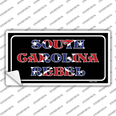 South Carolina Rebel Novelty Sticker Decal