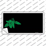 Green Chili Offset Novelty Sticker Decal