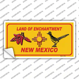 Red Chili & Road Runner Yellow New Mexico Novelty Sticker Decal