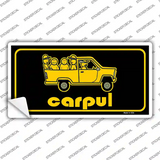 Carpul Novelty Sticker Decal